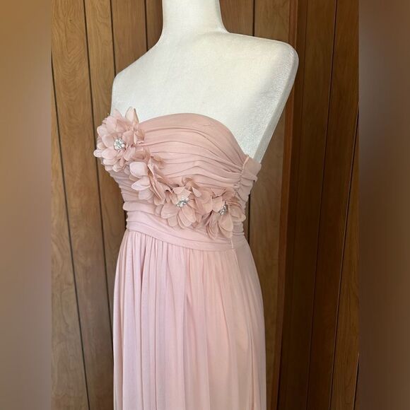 CITY STUDIOS Juniors' High Low Peach Dress - Picture 4 of 7